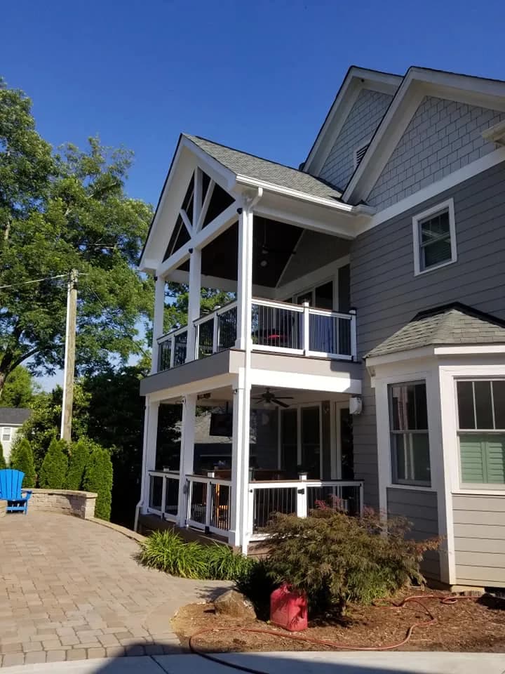 Deck & Porch Addition — after