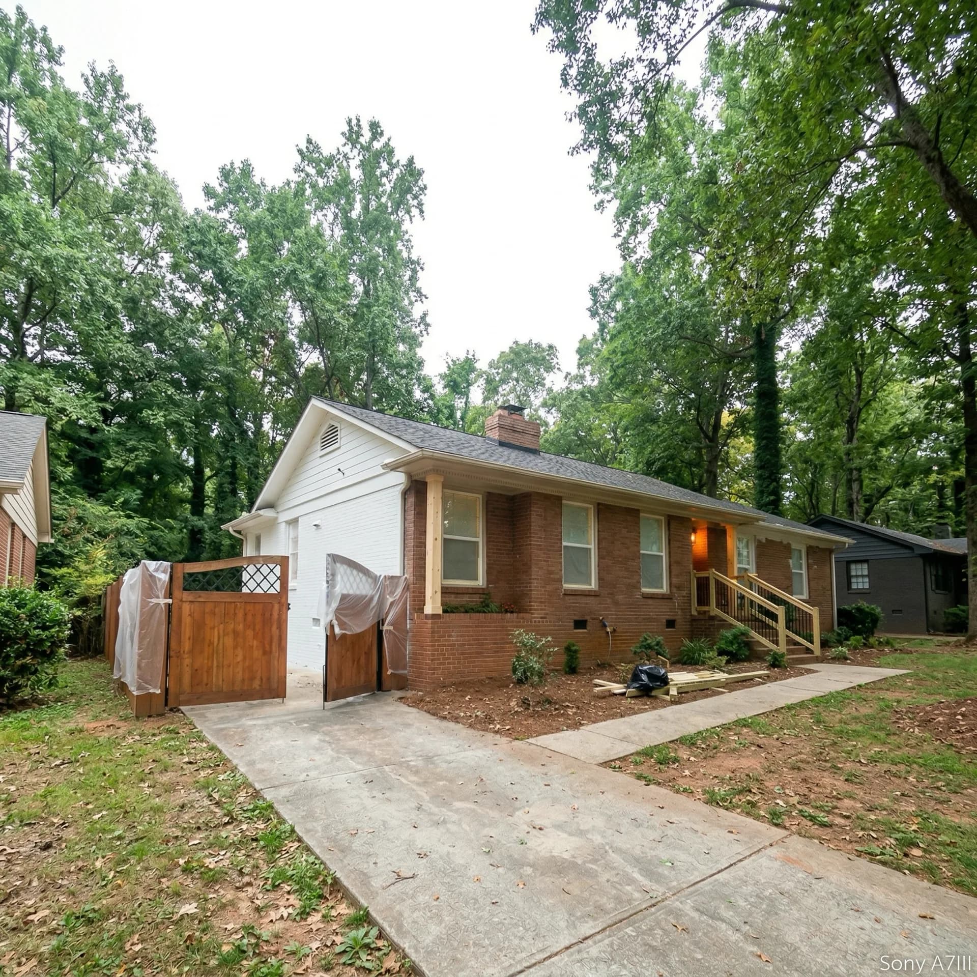 Exterior Renovation — before