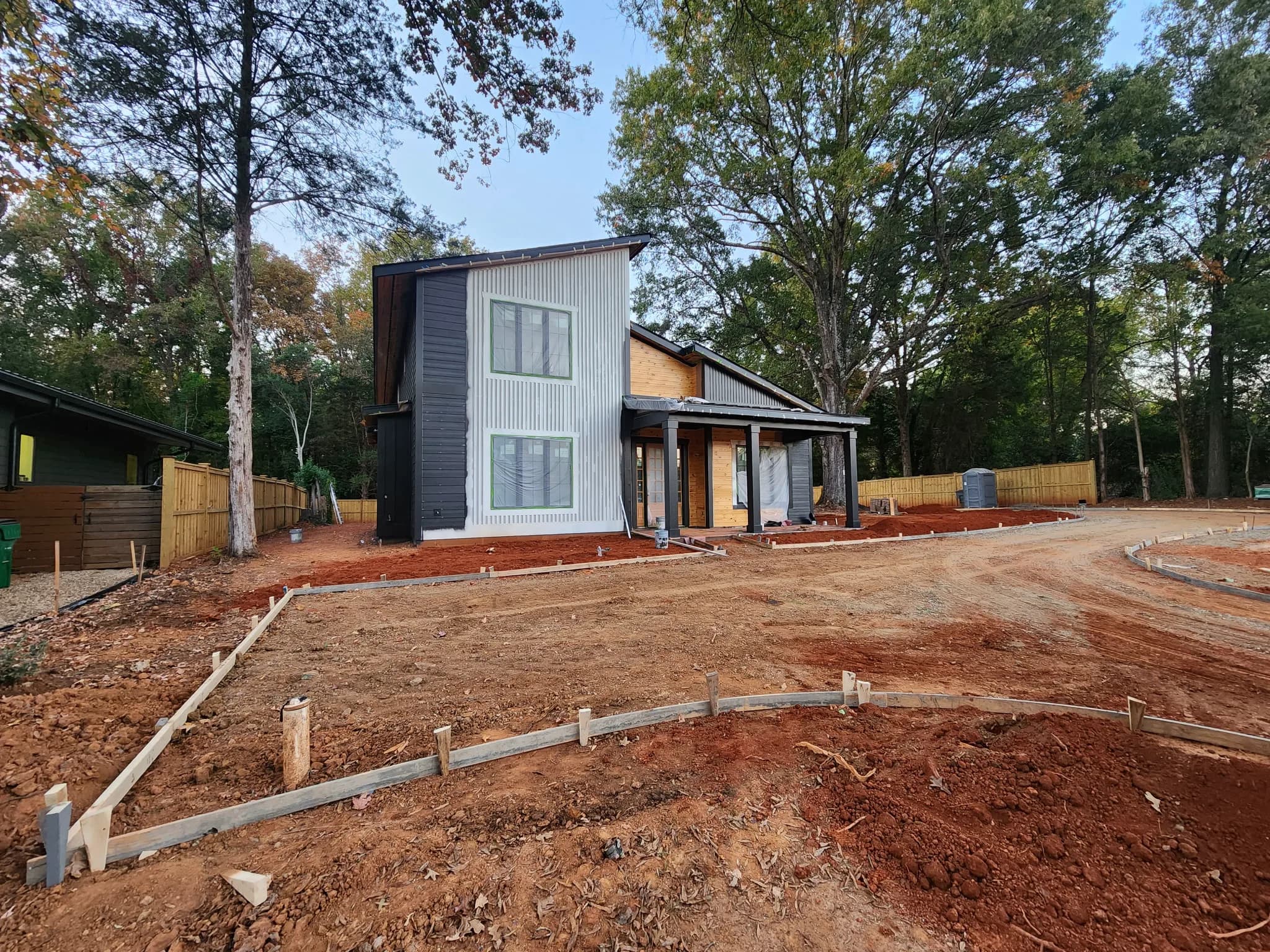 Completed custom residential project built to specification in Charlotte NC